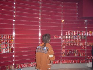 Liwski's collection at Coca-Cola Israel visitor center