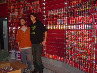 Liwski's collection at Coca-Cola Israel visitor center